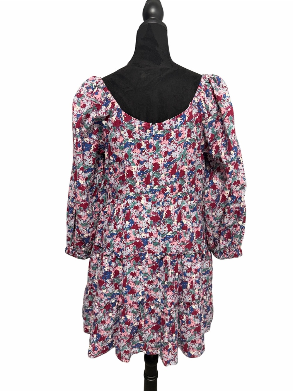 Madewell Amalia Floral Tiered Mini Dress - Picture 3 of 11